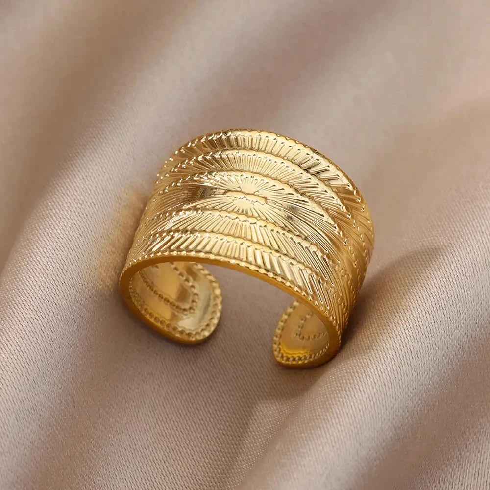 Bague Femme Dorée Luxe