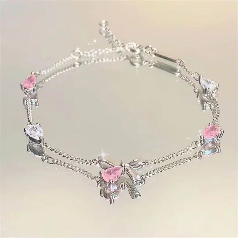 Bracelet Fleur de Cerisier Rose