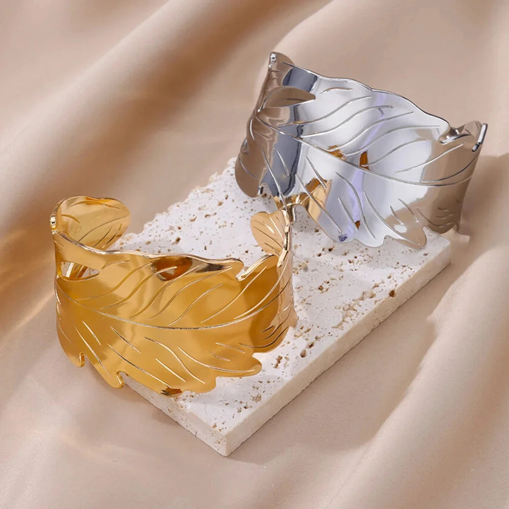 Bracelet Manchette Doré Classique