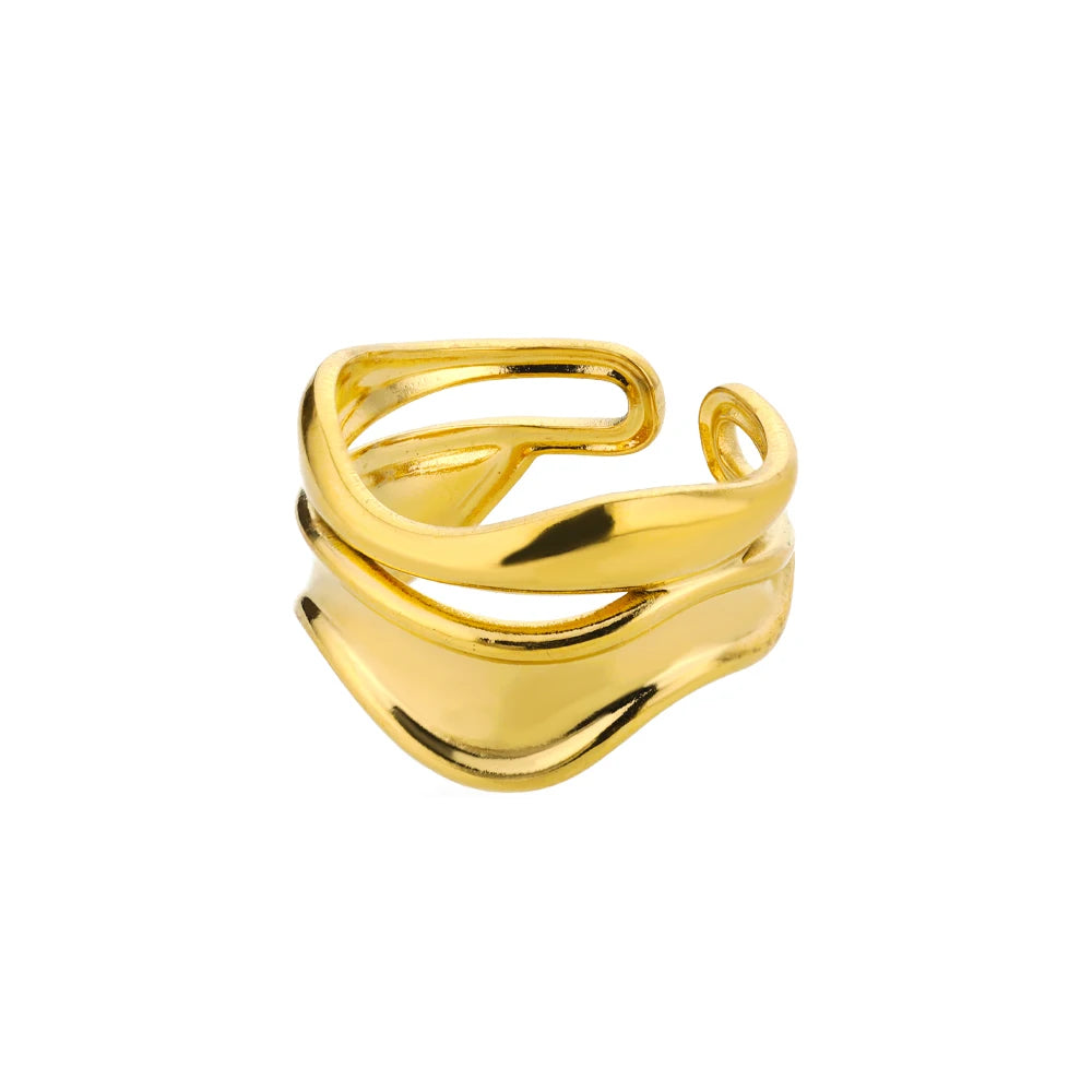 Bague Femme Dorée Luxe