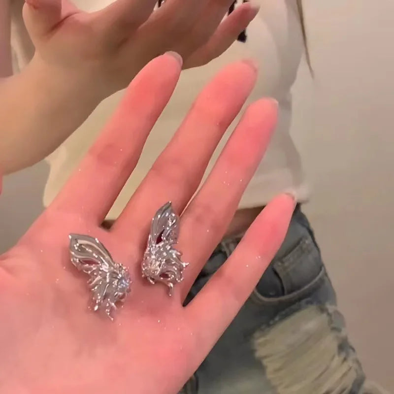 Boucles Liquide Argent Femme